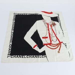 Chanel Mademoiselle pattern scarf/muffler, Coco stole, for women